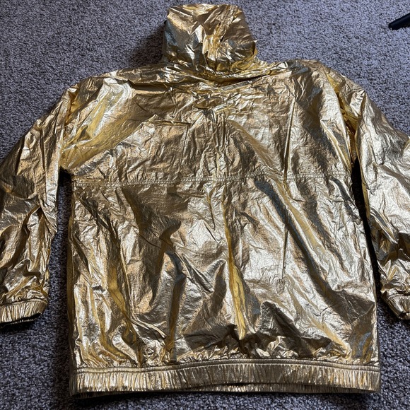 Adidas Originals Golden Windbreaker Hooded Lined Half-Zip BR0290 Women's XS - Picture 11 of 11